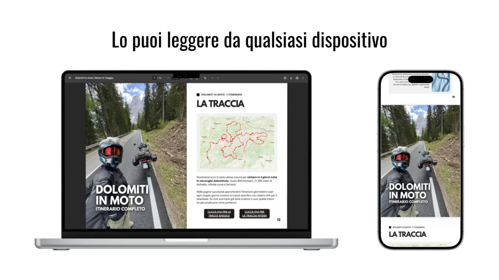 Dolomiti in moto - Il roadbook usabile