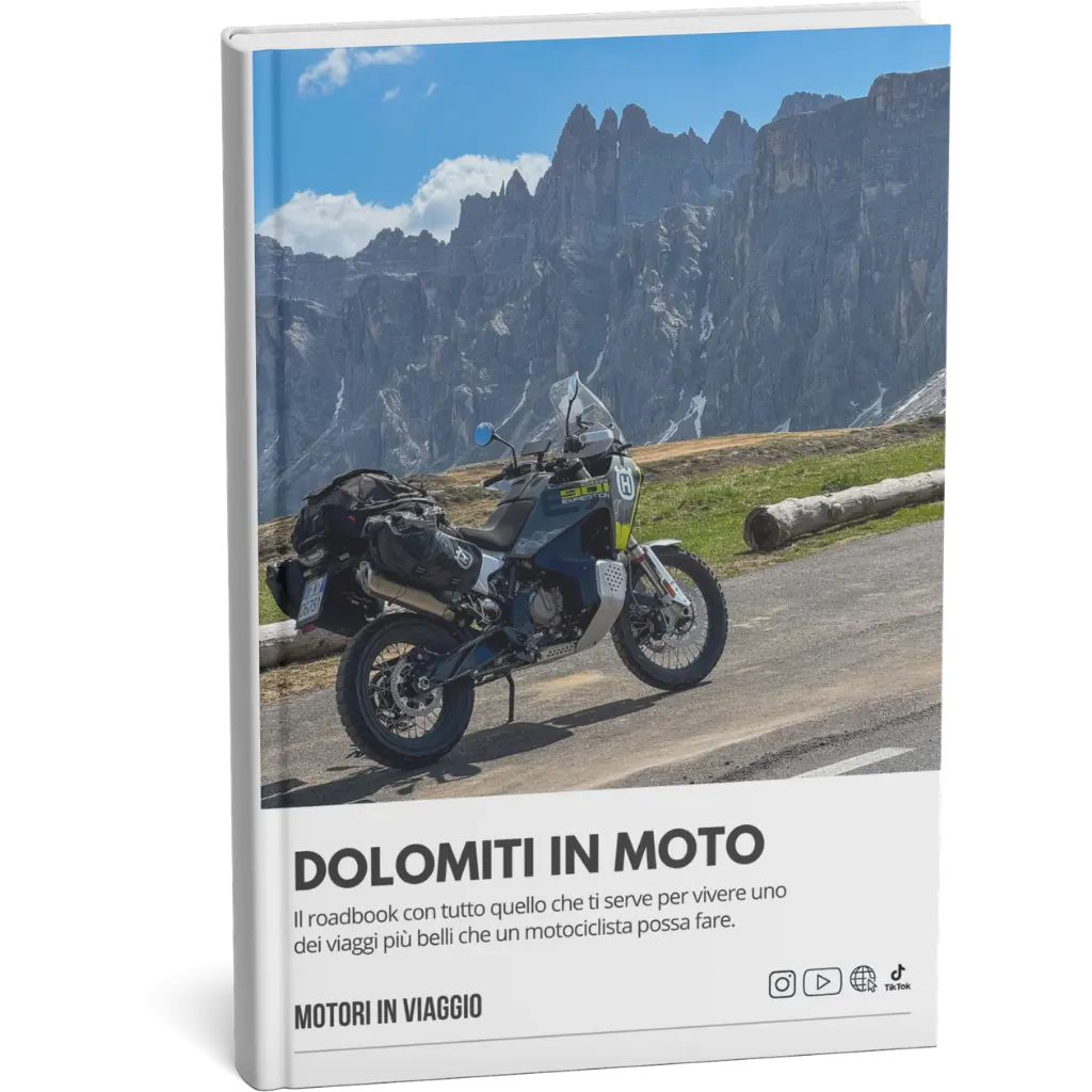 Dolomiti in moto - Mockup del roadbook